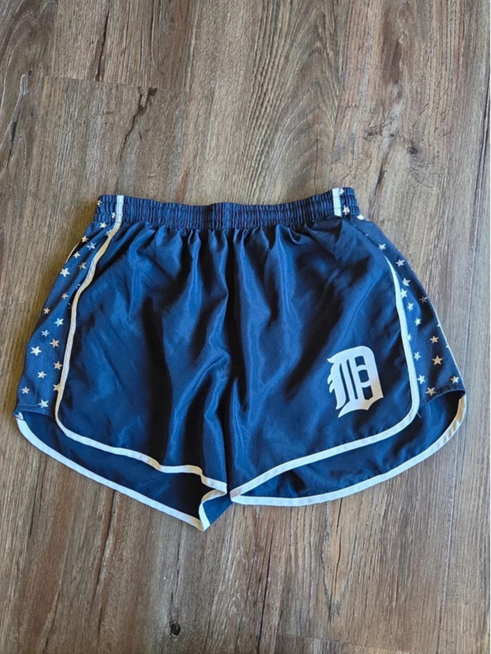 Pink victorias secret blue Detroit tigers shorts small